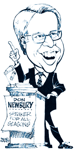 Dr Newbury cartoon